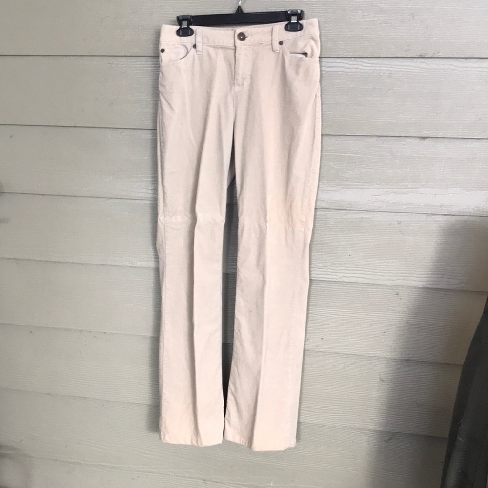 Coldwater Creek Beige Khaki Corduroy Slacks NWOT